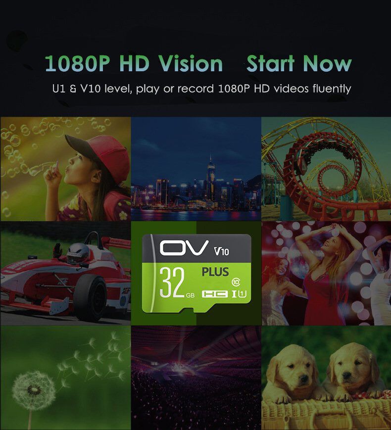 OV PLUS UHS-I U1 U3 32GB 64GB 128GB 256GB Class 10 High Speed Data Storage TF Card Flash Memory Card 32g