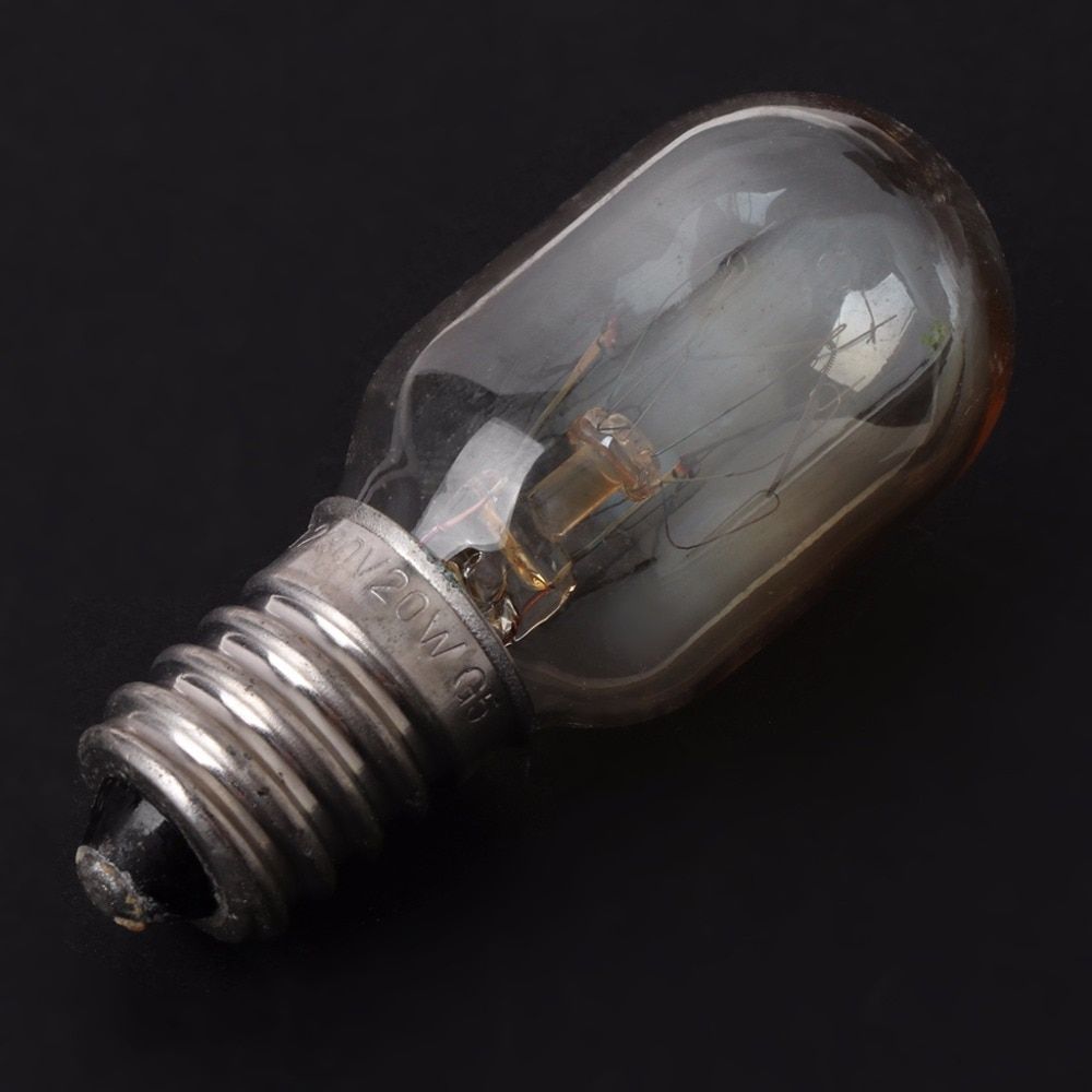 5Pcs High Quality Glass Lamp Screw Mount Microwave Oven Part Light Bulb 230V 20W