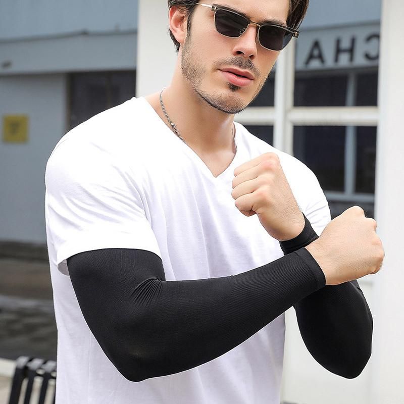 Ice sleeve women's summer sunscreen sleeve ice silk men's extra size arm guard