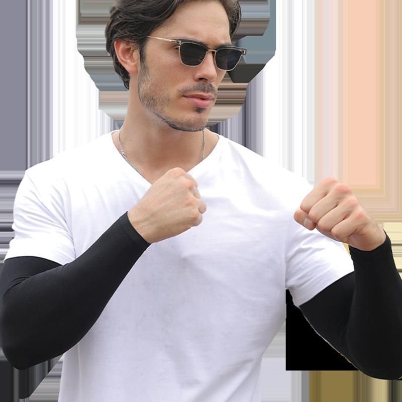 Ice sleeve women's summer sunscreen sleeve ice silk men's extra size arm guard