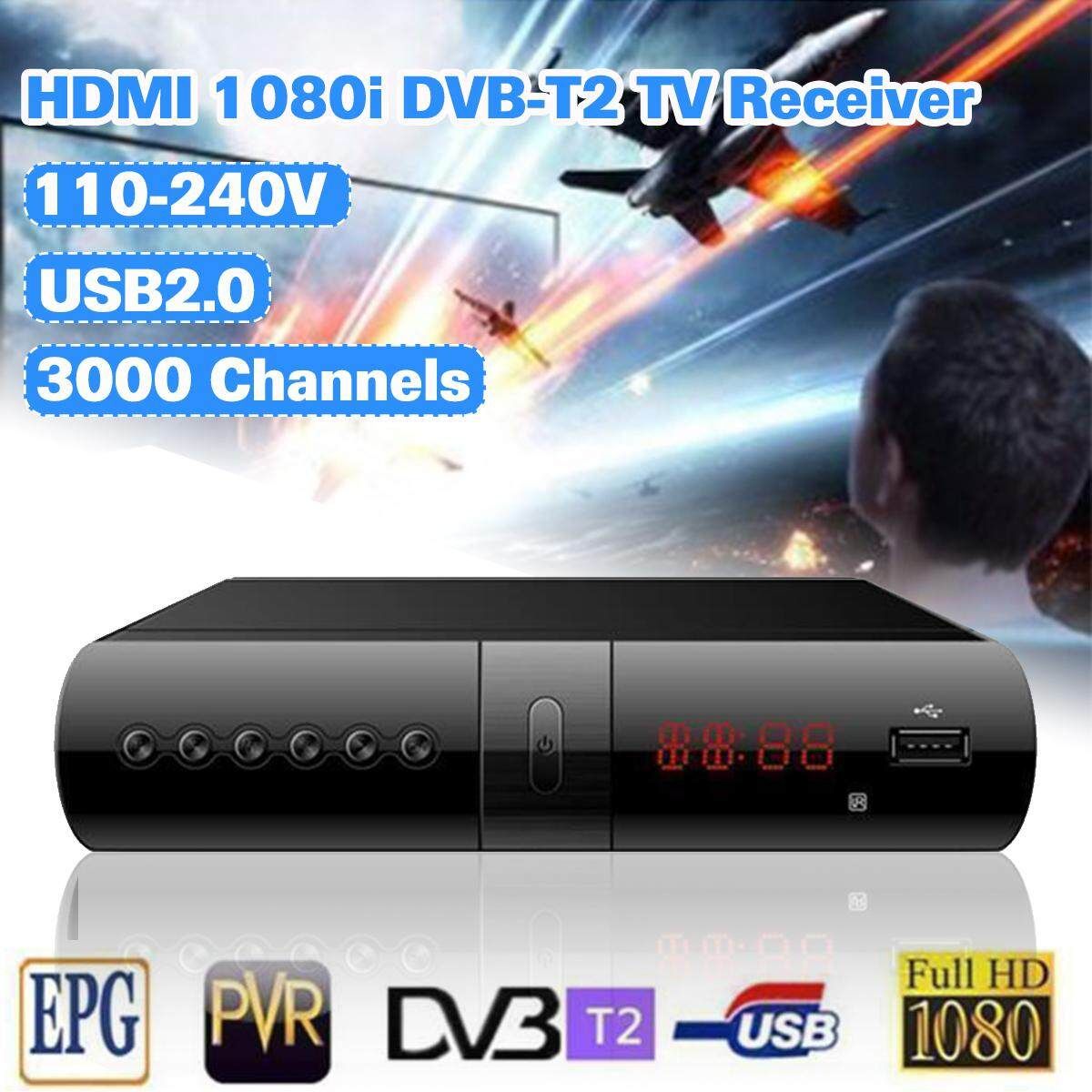 HDMI HD 1080i UHF Home Audio Video Digital TV Receiver +PVR -T2 TV B0x USB2.0 More Than 3000 TV