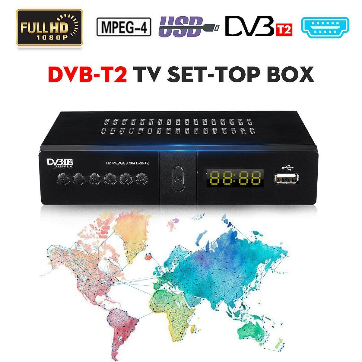 HDMI HD 1080i UHF Home Audio Video Digital TV Receiver +PVR -T2 TV B0x USB2.0 More Than 3000 TV