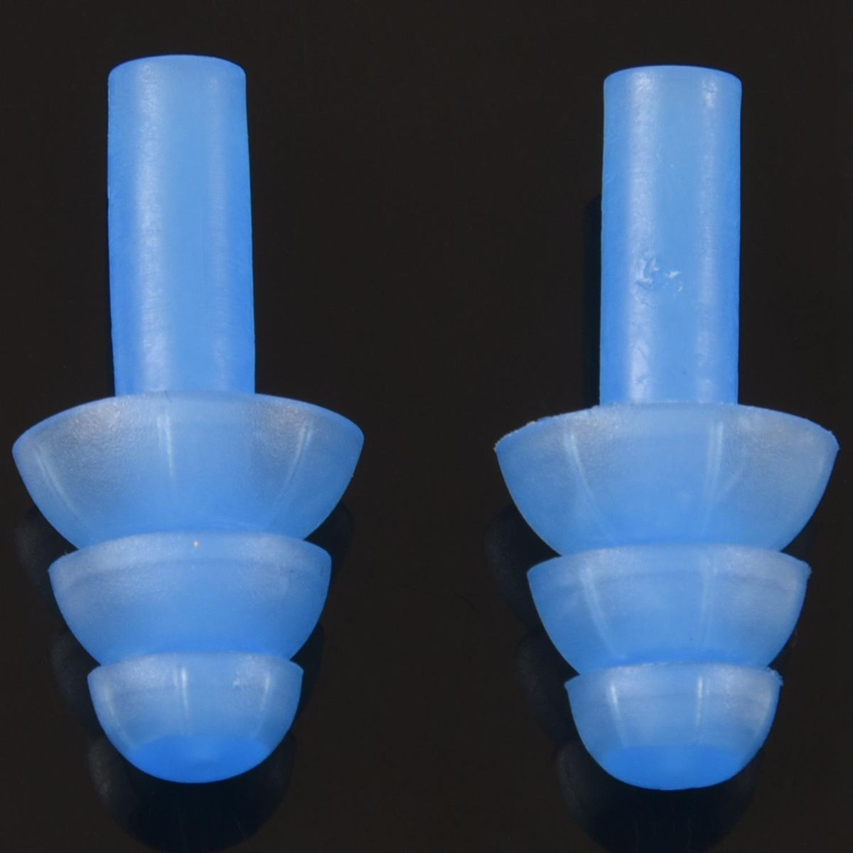 Pair Swimming Dive Flexible Silicone Ear Plugs Earplug