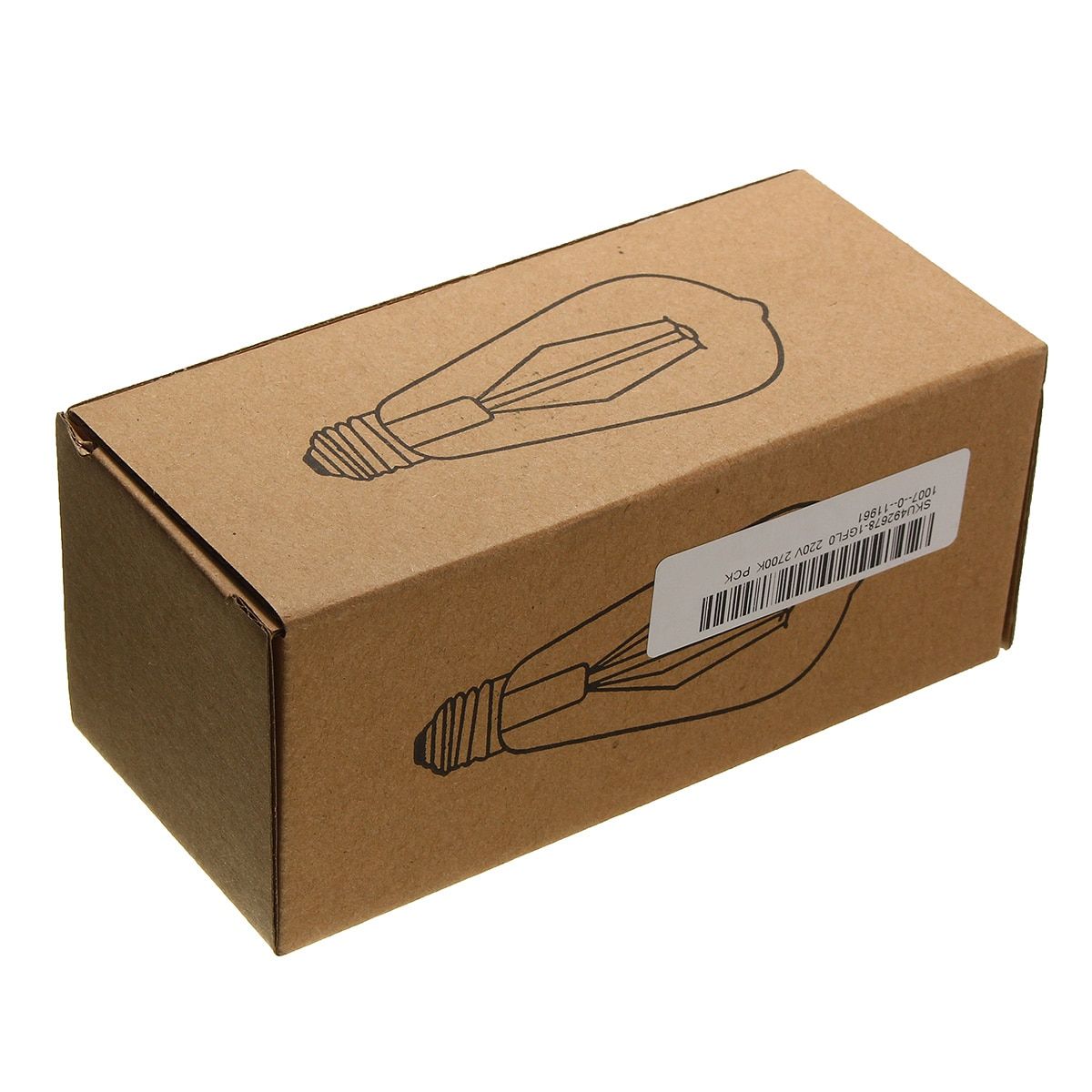 E27 ST64 6W Golden Cover Dimmable Edison Retro Vintage Filament COB LED Bulb Light Lamp AC110/220V