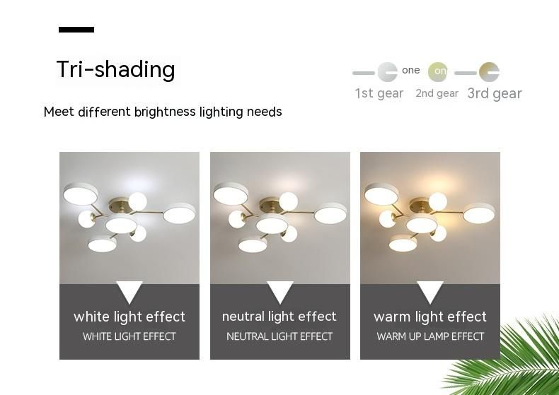 Nordic modern minimalist living room bedroom ceiling lamp