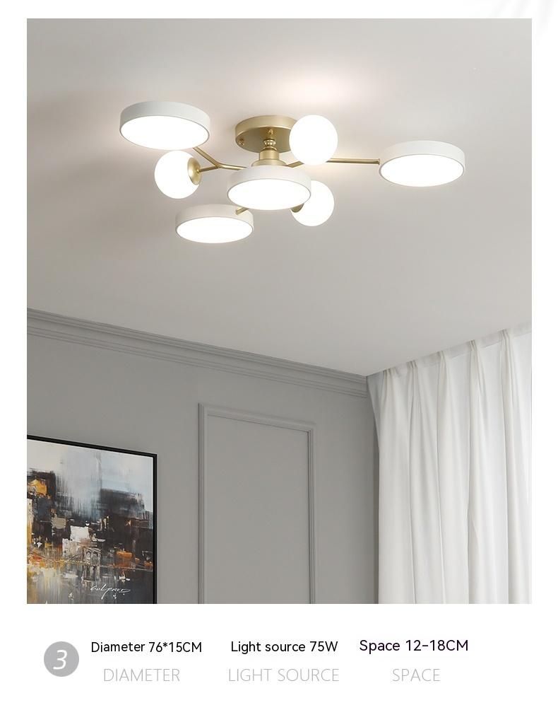 Nordic modern minimalist living room bedroom ceiling lamp