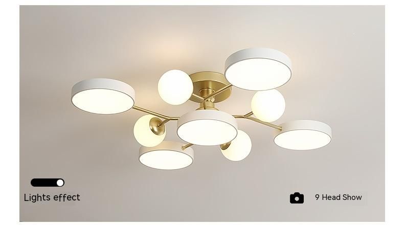 Nordic modern minimalist living room bedroom ceiling lamp