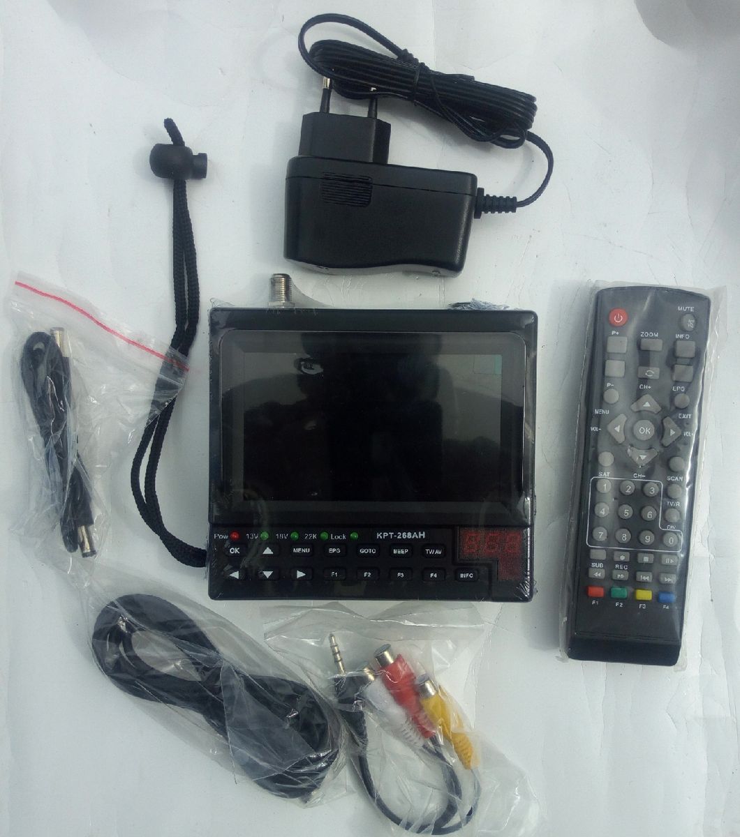 KPT268AH MPEG4 HD Sate Finder & CCTV Multifunctional Monitor