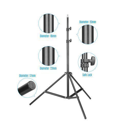 Adjustable  Tripod Light Stand Steel Material For Photo Euipment