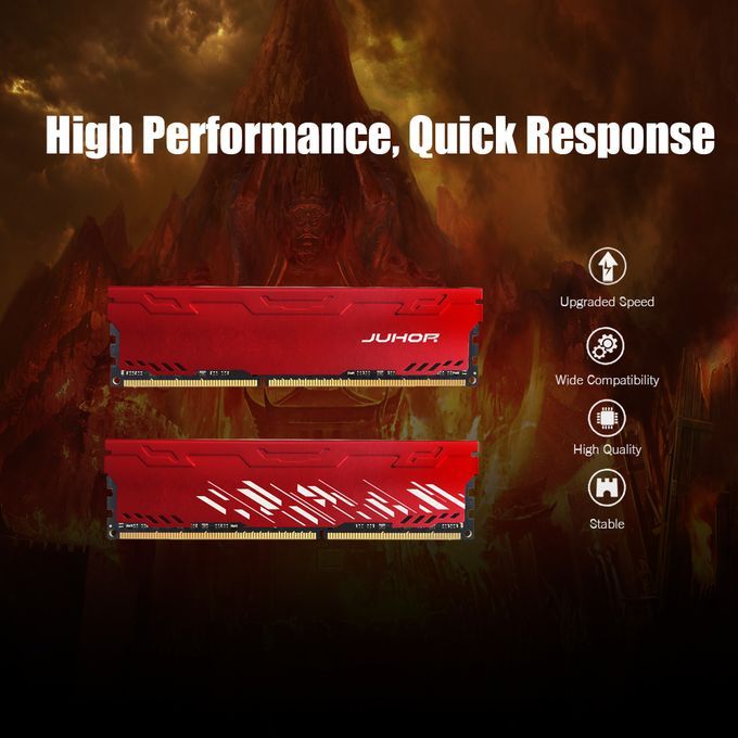 JUHOR DDR3 4GB 1600MHz 1.5V Desktop PC Memory  PC Memory