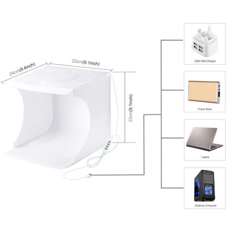 Upgrade Light Room Photography Box For Product Shooting