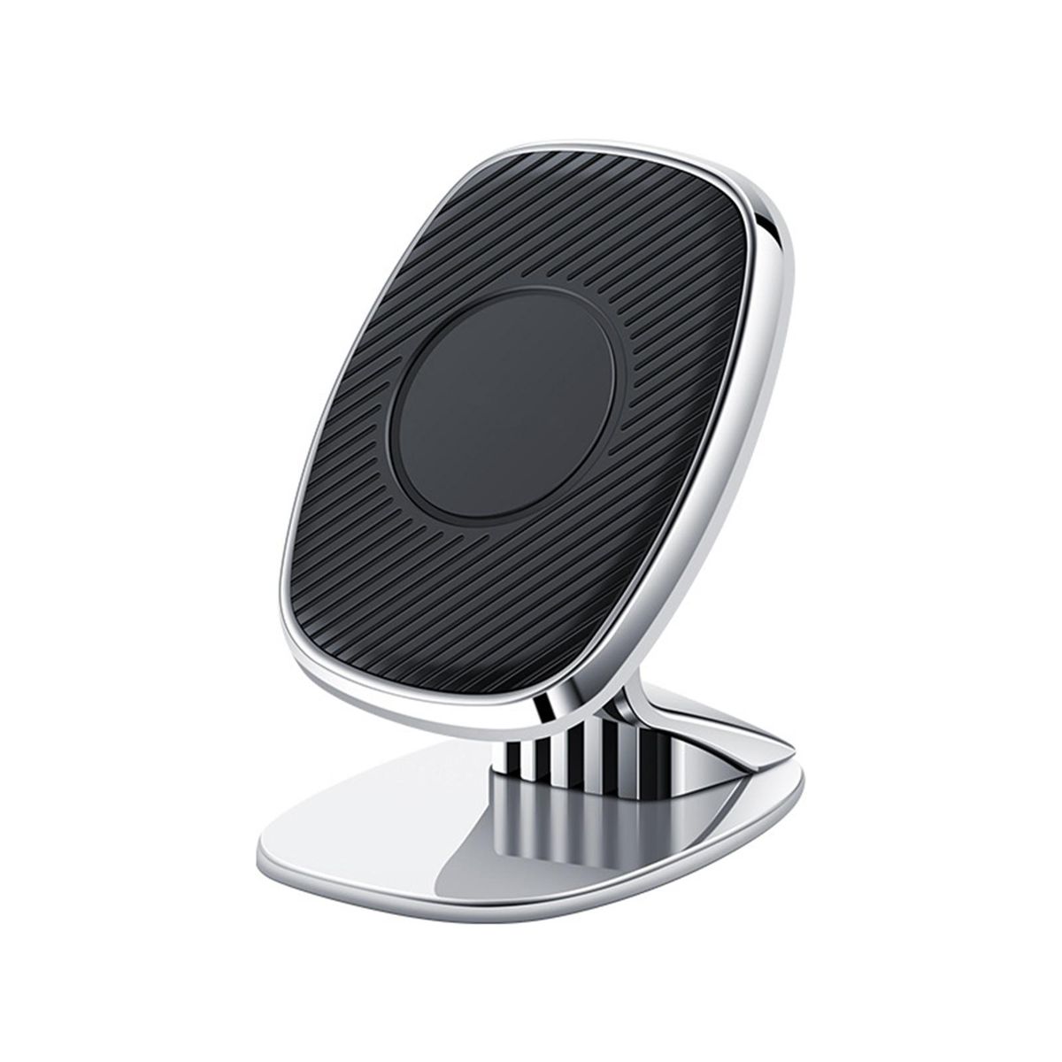 Mobile Phone Bracket Automobile Dashboard Magnetic Cell Phone Holder Silver