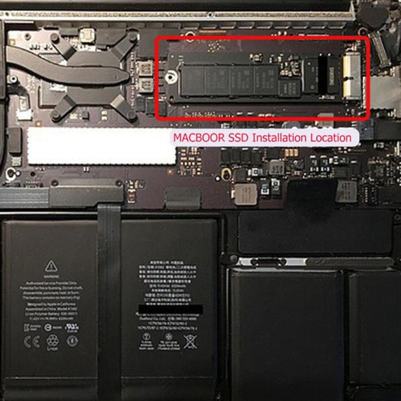 NVMe PCIe M.2 SSD Adapter Card For MacBook Air Pro A1398-