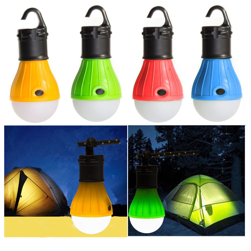 Portable Emergency Outdoor Tent Light Handy Hook Magnetic Torch Camping LED Bulb Lantern Waterproof Lamp For Hiking Fishing