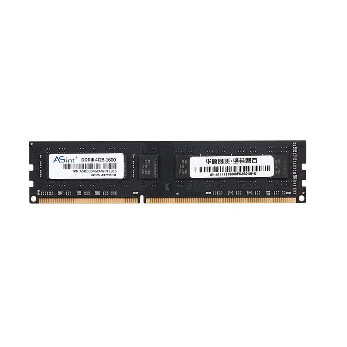 ASint LO-DDR3-1600-4GB Desktop Memory DDR3 1600MHz PC RAM