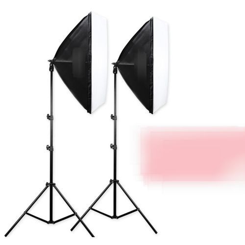 2 Pieces Of Photography Studio Soft Box Lighting Kit/Diffuser/ Camera Light Box +Tripod