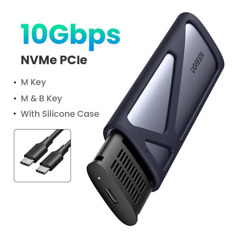 M.2 NVME SSD Enclosure 10Gbps Hard Driver Enclosure M-B Key