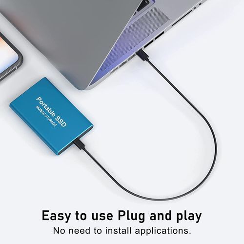External Hard Drive 1-64TB Portable SSD USB 3.1 Type C
