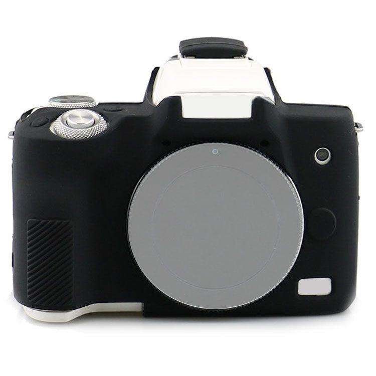 Richwell  Silicone Armor Skin Case Body Cover Protector For Canon EOS M50 Body Digital Camera(Black)