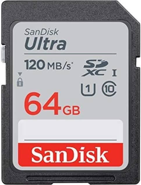 64GB Ultra SDXC UHS-I 120Mb/s Speed Memory Card