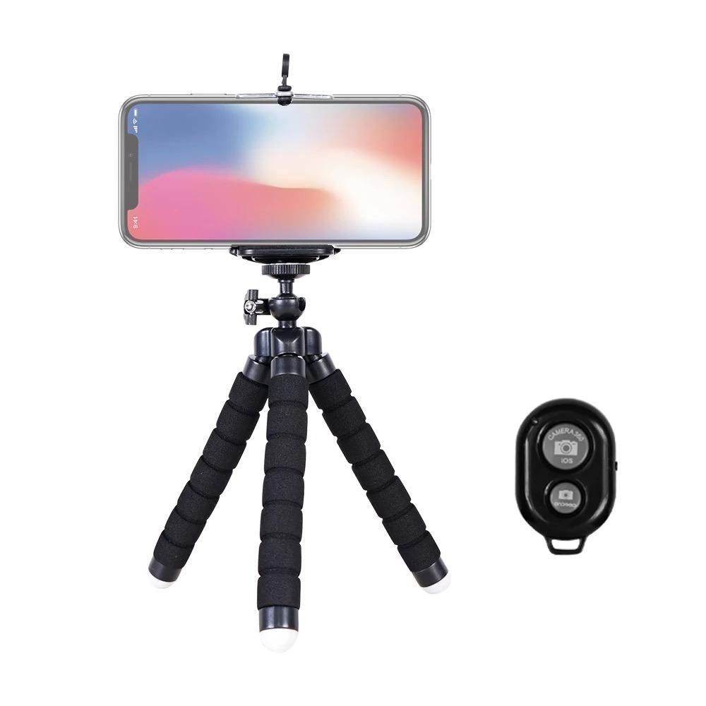 Octopus Tripod Stand & Remote Shutter For Smartphones