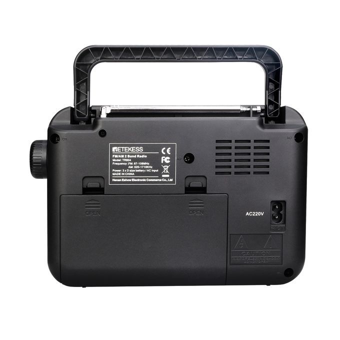 TR604 AM FM Radio Portable Transistor Analog Radio Stereo Record World Band Receiver