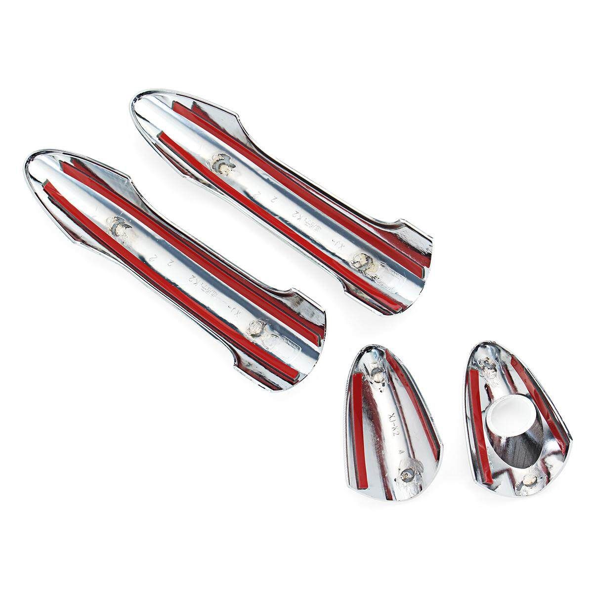 8pcs Door Handle Cover Trim For KIA K2 Rio Sedan 2011 2012 2013 2014 ABS