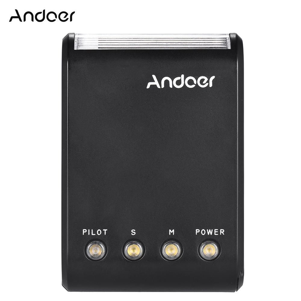 Andoer WS-25 Professional Portable Mini Digital Slave Flash Speedlite On-Camera Flash with Universal Hot Shoe GN18 for Canon Nikon Pentax Sony a7 nex6 HX50 A99 Camera