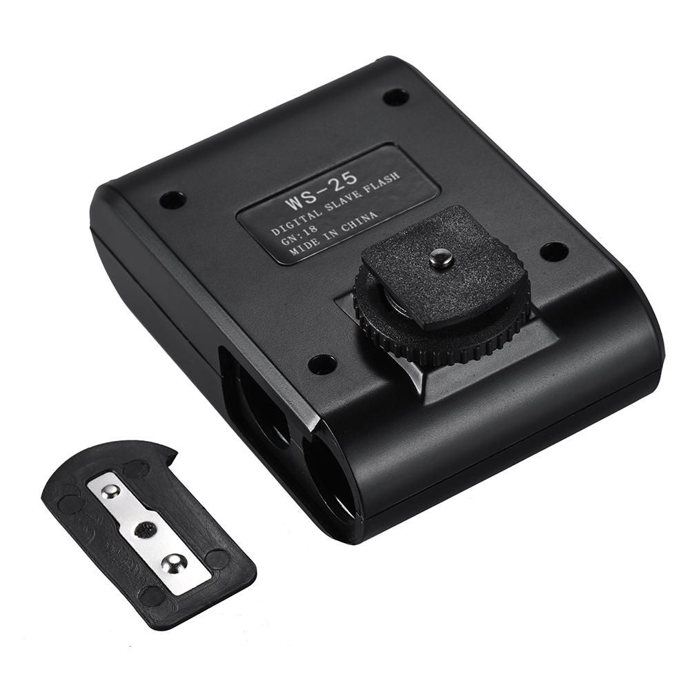 Andoer WS-25 Professional Portable Mini Digital Slave Flash Speedlite On-Camera Flash with Universal Hot Shoe GN18 for Canon Nikon Pentax Sony a7 nex6 HX50 A99 Camera