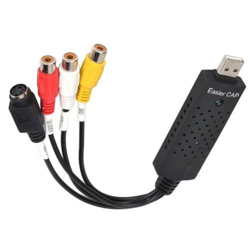 Pro USB 2.0 Video Easycap TV DVD VHS Capture Card Audio AV Adapter For Computer CUIII