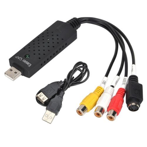 Pro USB 2.0 Video Easycap TV DVD VHS Capture Card Audio AV Adapter For Computer CUIII