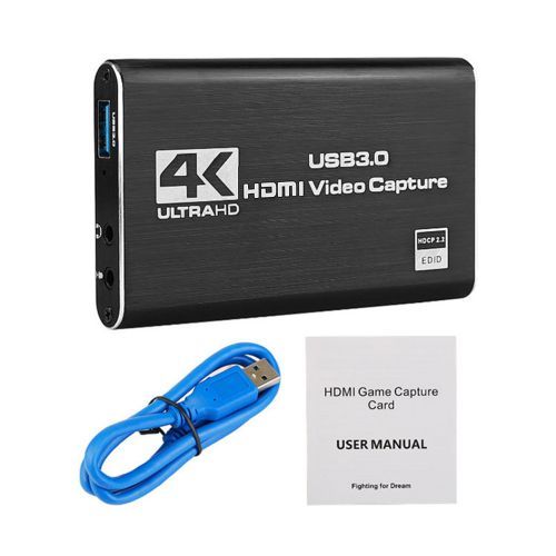 4K USB 3.0 Video Capture For OBS Capturing Game Card Live