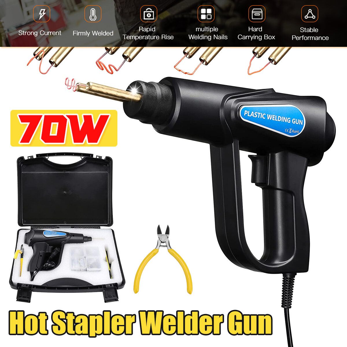 70W Hot Stapler Plastic Welding Machine Car Bumper Repair
