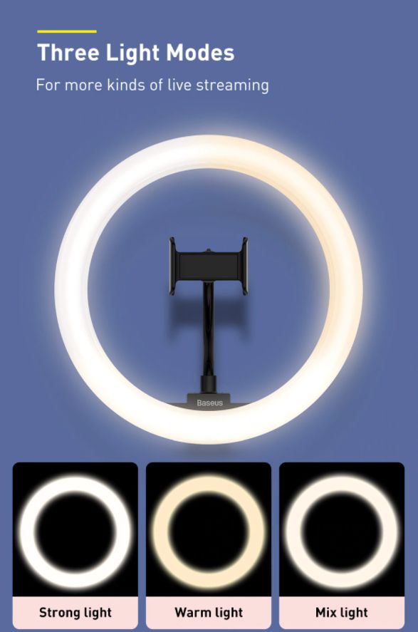 Automatic Led Ringlight With Stand And MIC & BT Remote