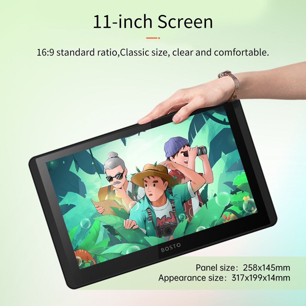 12HD-A H-IPS 11.6‘' LCD Graphics Drawing Tablet With Pen