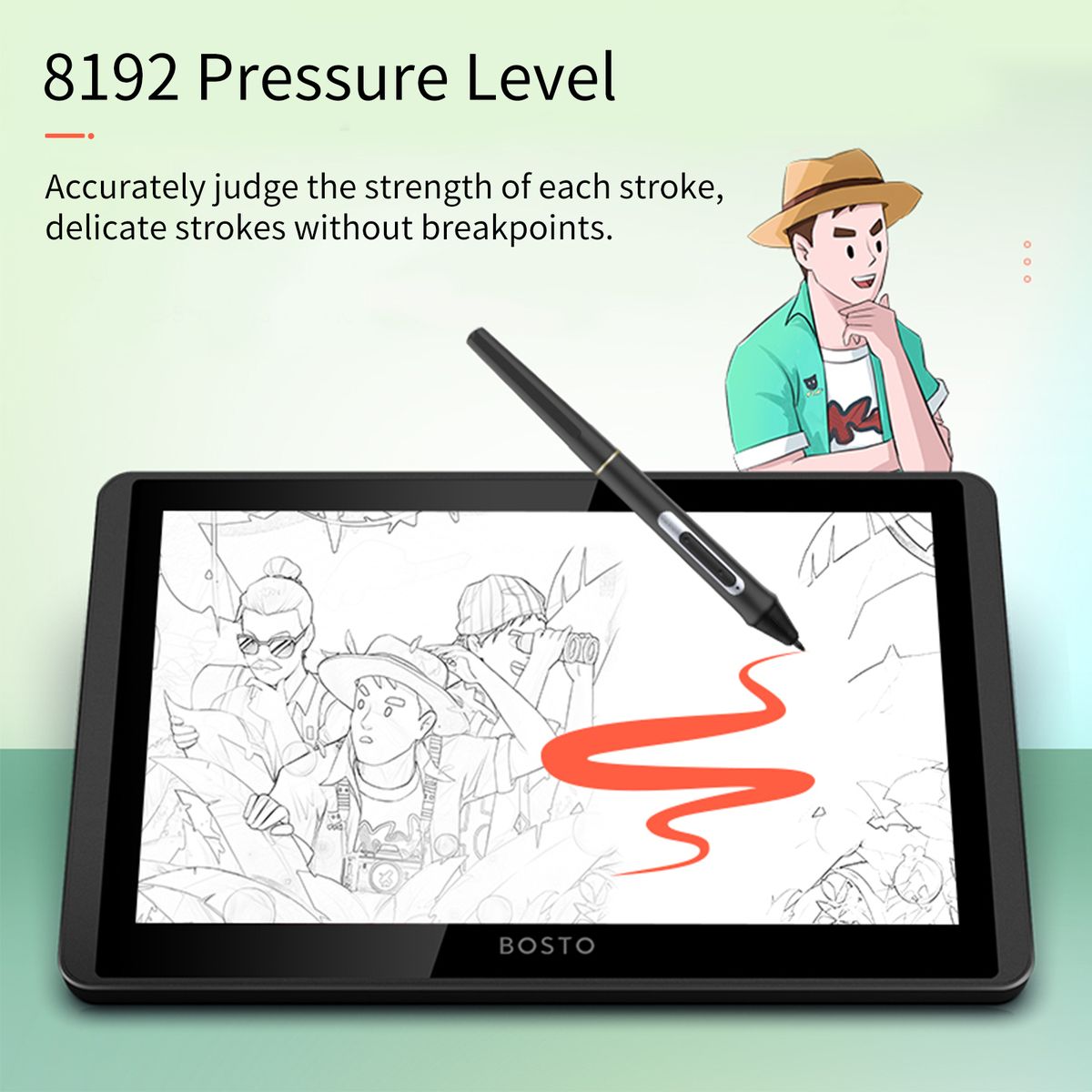 12HD-A H-IPS 11.6‘' LCD Graphics Drawing Tablet With Pen