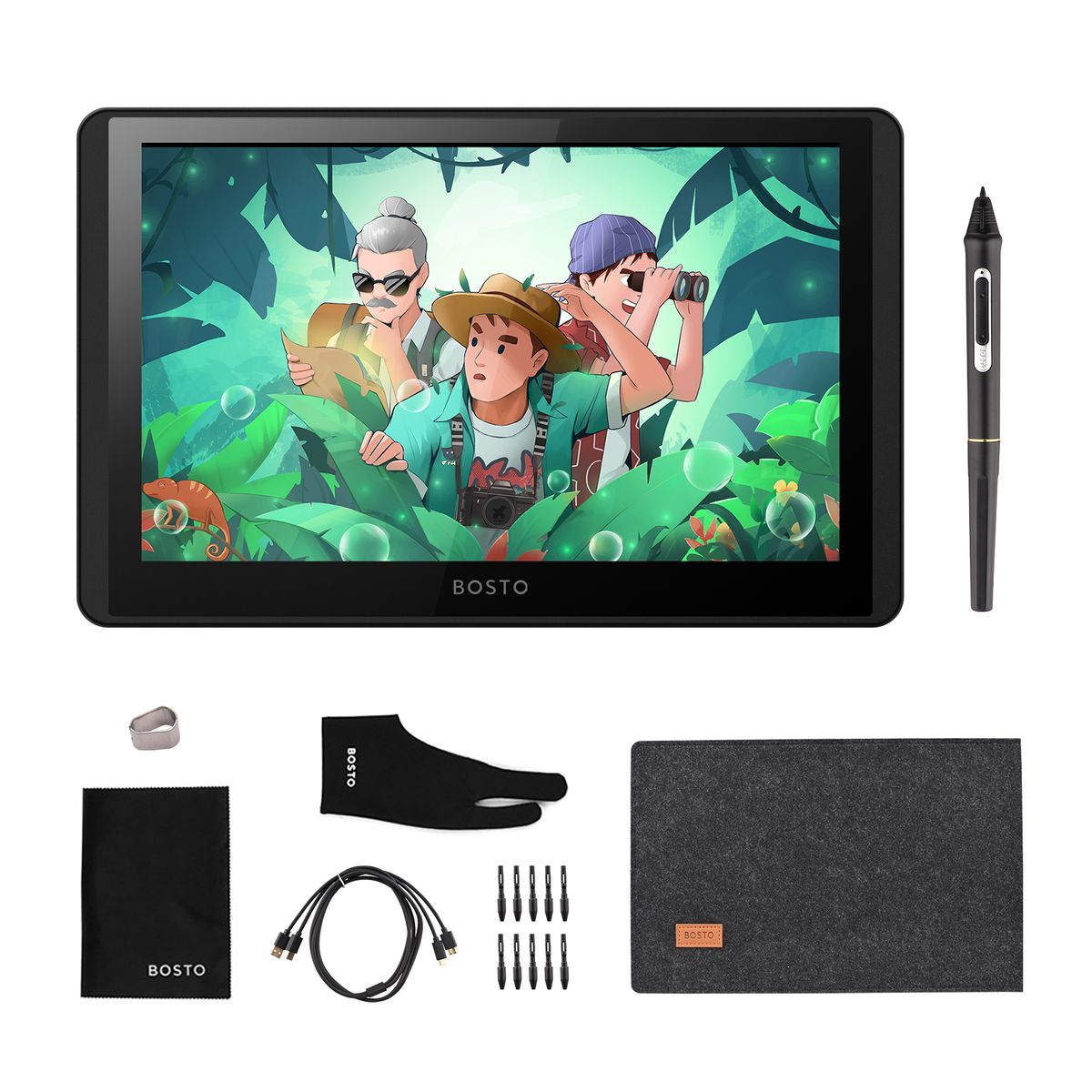 12HD-A H-IPS 11.6‘' LCD Graphics Drawing Tablet With Pen