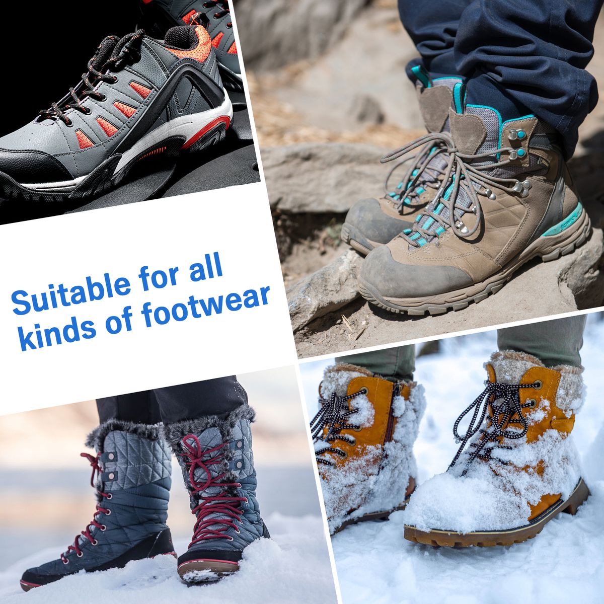 32-Tooth Ice Claw Stainless Steel Anti-Slip Shoe