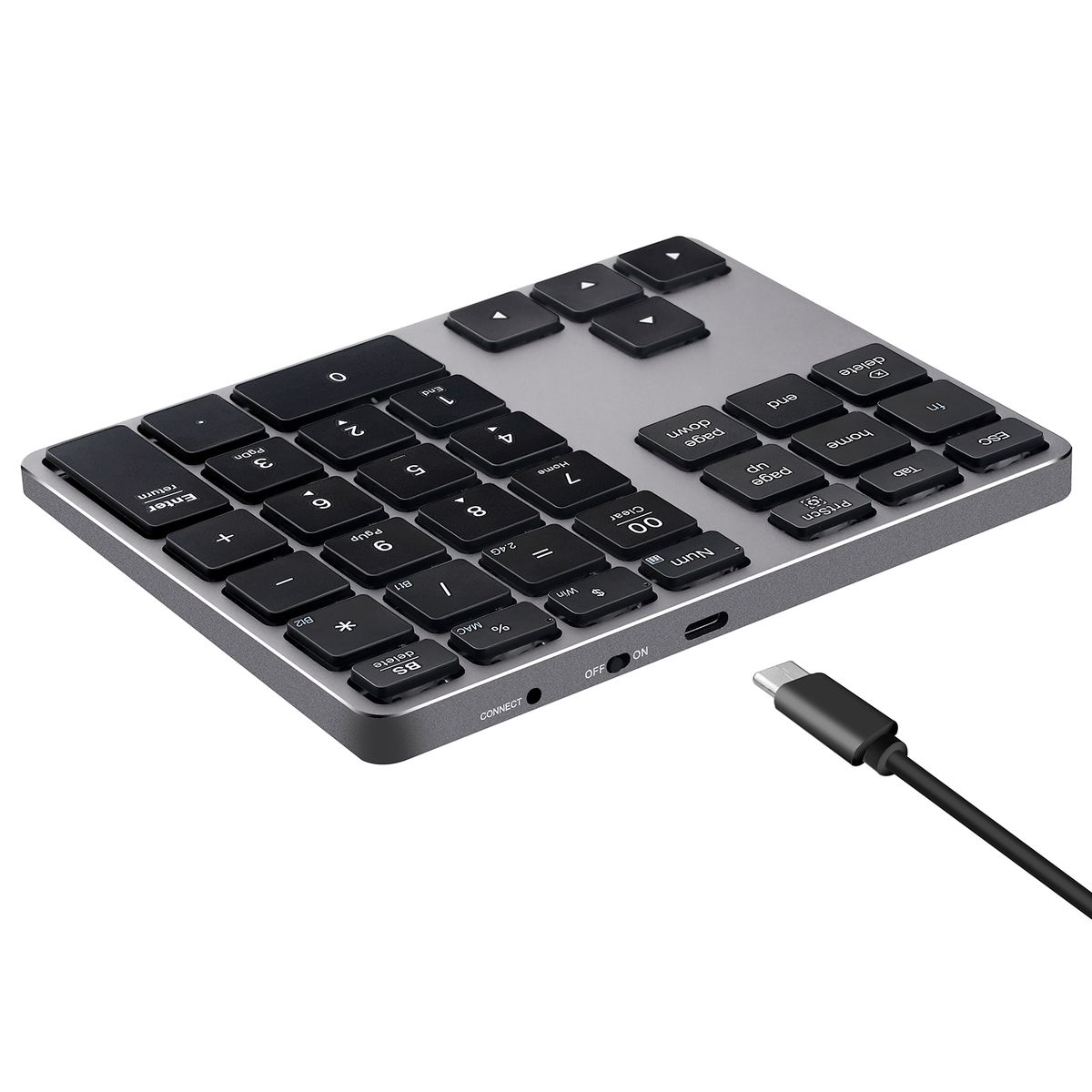2.4G+BT5.0 Dual-mode Numeric Keyboard 35 Keys Financial