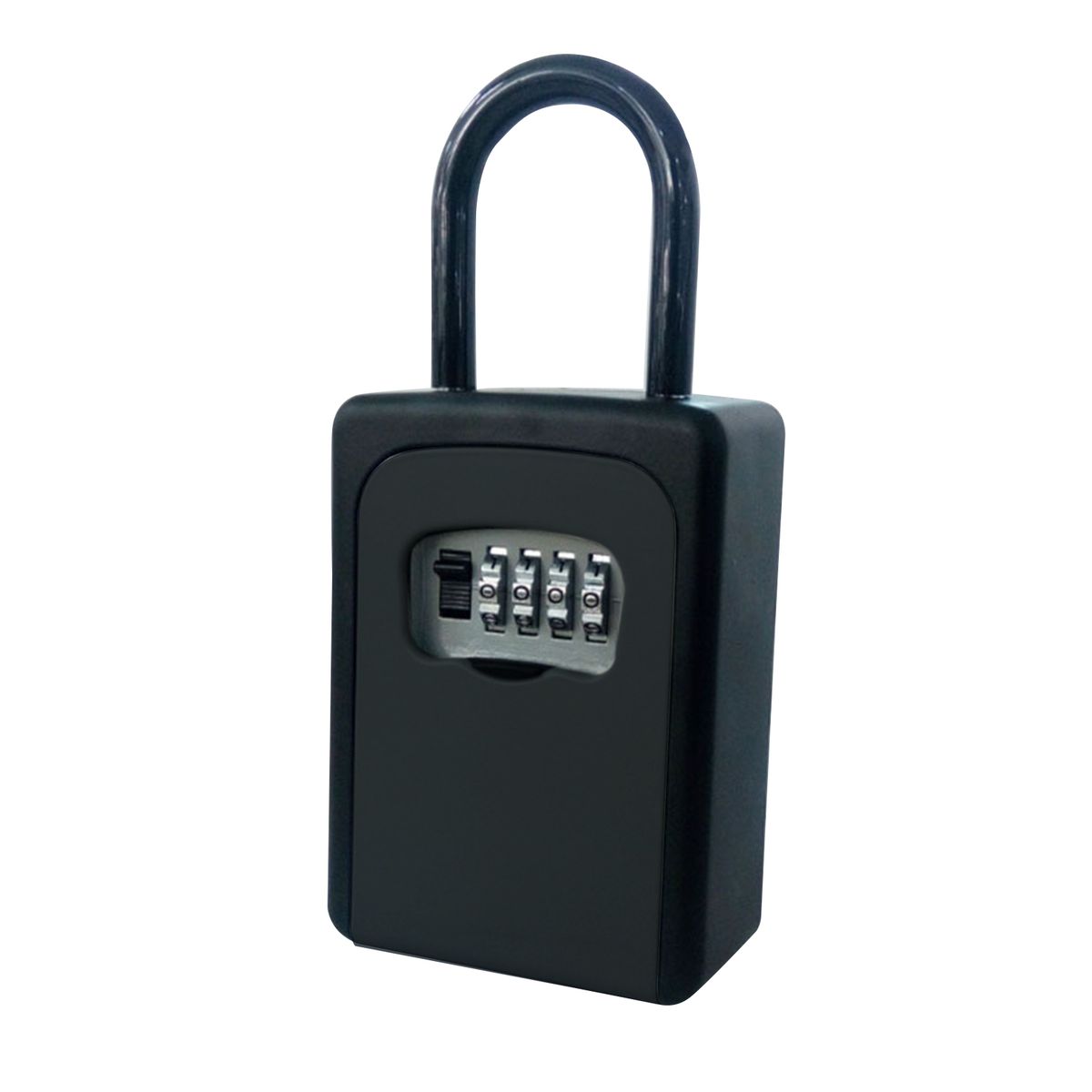 Key Storage Lock Box With Dust Cover Aluminum Alloy 4-Digit
