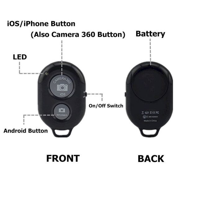 Portable Camera Tripod Phone Holder,Bluetooth Shutter,Bag