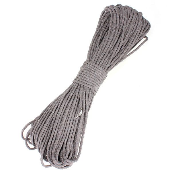 10ft 3M Reflective 550 Nylon Paracord Parachute 7 Cord Lanyard Strand Core Light Grey Light Grey