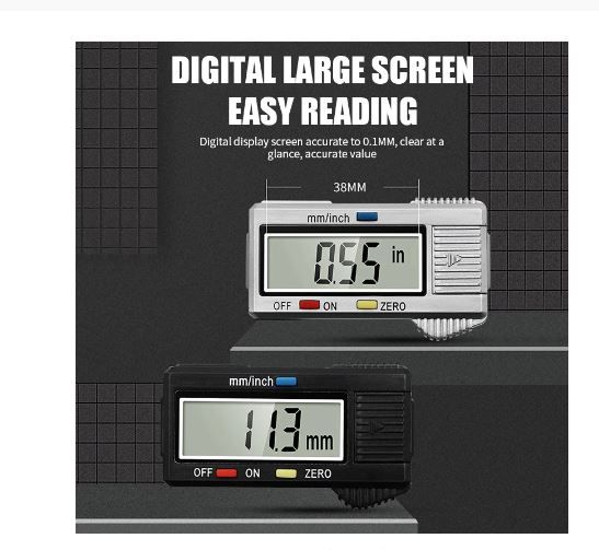 150mm Electronic Digital Caliper Carbon Fiber Dial Vernier