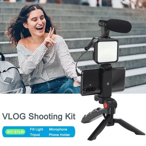 3 In 1 Live Streaming Vlog Vlogging Video Making Kit