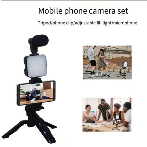 3 In 1 Live Streaming Vlog Vlogging Video Making Kit