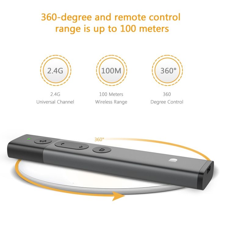 Doosl DSIT032 2.4GHz Wireless Presenter PowerPoint Clicker
