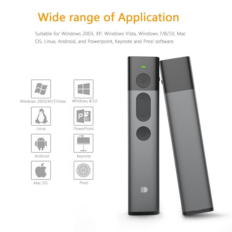 Doosl DSIT032 2.4GHz Wireless Presenter PowerPoint Clicker
