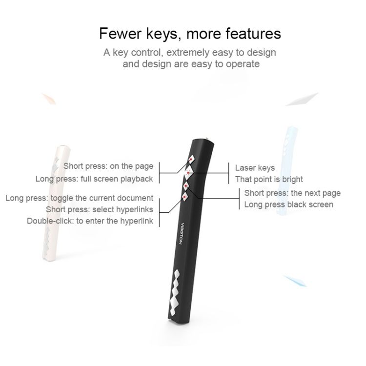 VIBOTON PP910 Multimedia Presentation Remote PowerPoint Clic