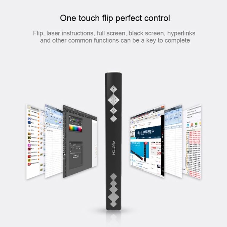 VIBOTON PP910 Multimedia Presentation Remote PowerPoint Clic