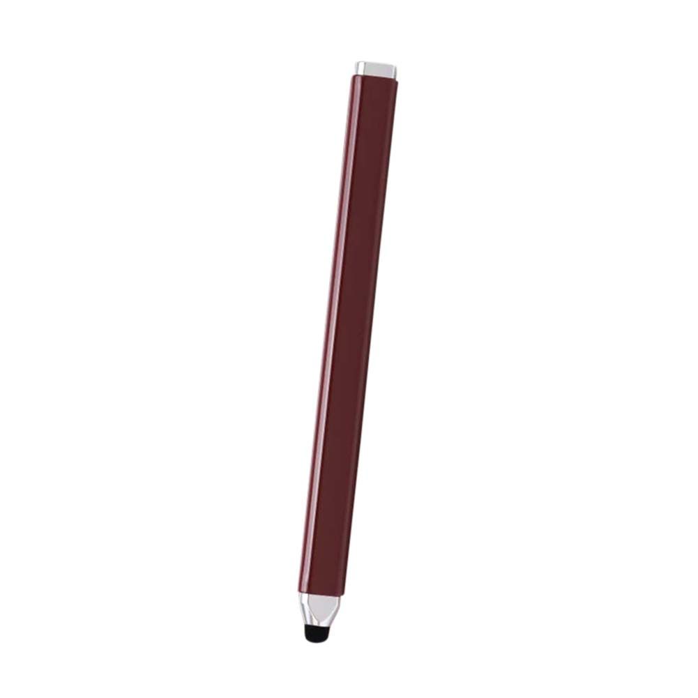 (Light Brown)Aluminum Alloy Capacitive Stylus Pen Drawing Writing Metal Stylus Pencil Replacement Precision Portable For Apple Android MAA